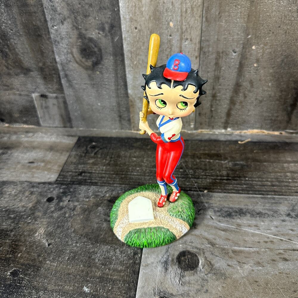 BETTY BOOP Collector Figurine Danbury Mint BATTER UP